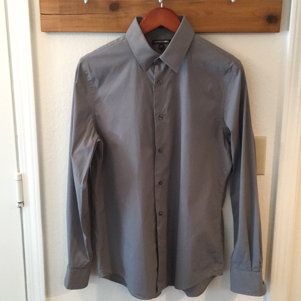Express Modern Fit Button Down Dress Shirt